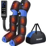Leg Massager with Heat and Compression : Sequential Compression Boots with 6 Modes