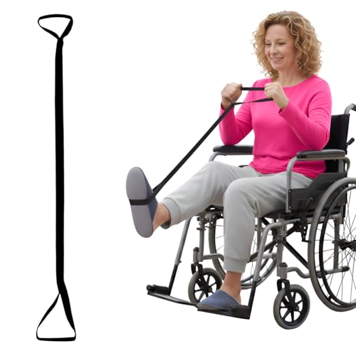 Version 1.0.0 35" Leg Lifter for Mobility - Durable Strap w/Multi Loops | Post Surgery Aid for Hip - Image 1