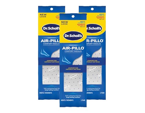Version 1.0.0 Dr. Scholl's Insoles Air-Pillo Cushioning - 3 Pairs (Men's Sizes 7-13 & Women's Sizes 5-10) - Image 1