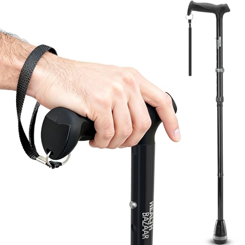 Version 1.0.0 HEALTHBAZAAR All Terrain Walking Cane for Men & Women - Image 1