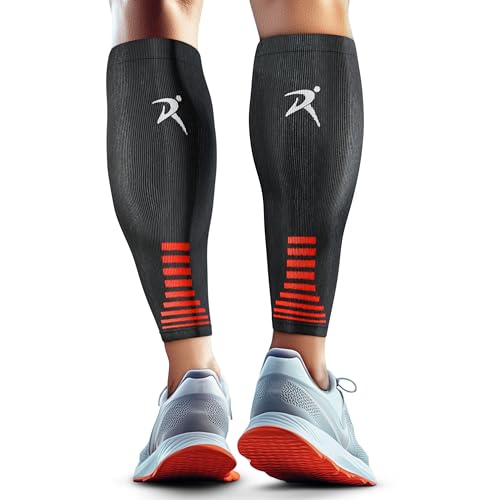 Version 1.0.0 Rymora Calf Compression Sleeves Men Women - Leg Compression Sleeve Footless Socks - Shin Splint Relief Fitness Running - Image 1