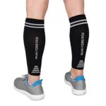 Run Forever Calf Compression Sleeves for Men and Women - Leg Compression Sleeve - Footless Compression Socks for runners