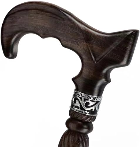 Version 1.0.0 URFORESTIC Handmade Wooden Walking Cane - Image 1
