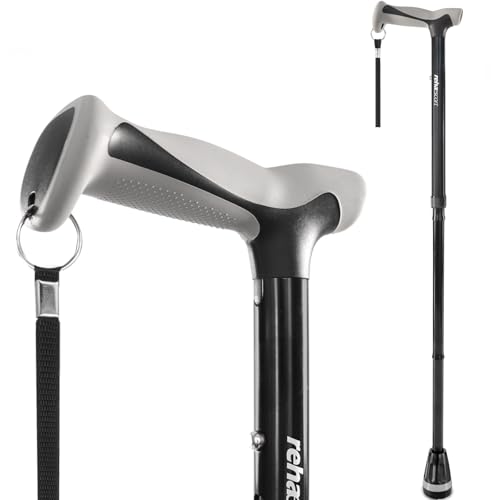 Version 1.0.0 Rehaescort Walking Cane, Folding, Adjustable, Lightweight - Image 1