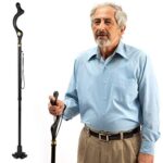Walking Cane for Men and Women - Special Balancing Stick With 10 Adjustable Heights - Self Standing