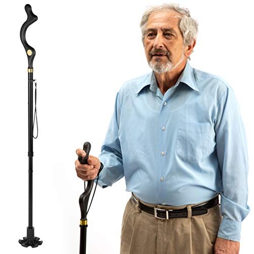 Version 1.0.0 Walking Cane for Men and Women - Special Balancing Stick With 10 Adjustable Heights - Self Standing - Image 1