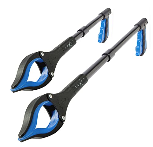 Version 1.0.0 Grabber Reacher Tool - 2 Pack - Latest Version Long 19/32 Inch Foldable Pick Up Stick - Strong Grip Magnetic Tip Lightwe - Image 1