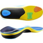 Professional Heavy Duty Support Pain Relief Orthotics - Over 230+ lbs Plantar Fasciitis Medium Arch Support Insoles for