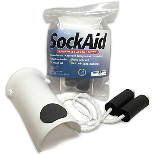 Version 1.0.0 RMS Deluxe Sock Aid - Socks Helper with Foam Handles (for Regular Socks) - Image 1