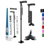 HONEYBULL Walking Cane for Men & Women Foldable