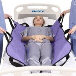 Positioning Bed Pad with Reinforced Handles 43" x 36" Patient Transfer Sheet Aid Assistant for Body Lifting