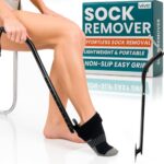 Vive Sock Remover Device for Seniors - Sock Aid and Shoe Horn for Compression Socks