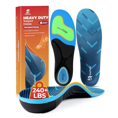 Version 1.0.0 240+ LBS Heavy Duty Support Insoles for Men Women - Image 1
