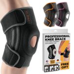 DR. BRACE ELITE Knee Brace with Side Stabilizers & Patella Gel Pads for Maximum Knee Pain Support and fast recovery for