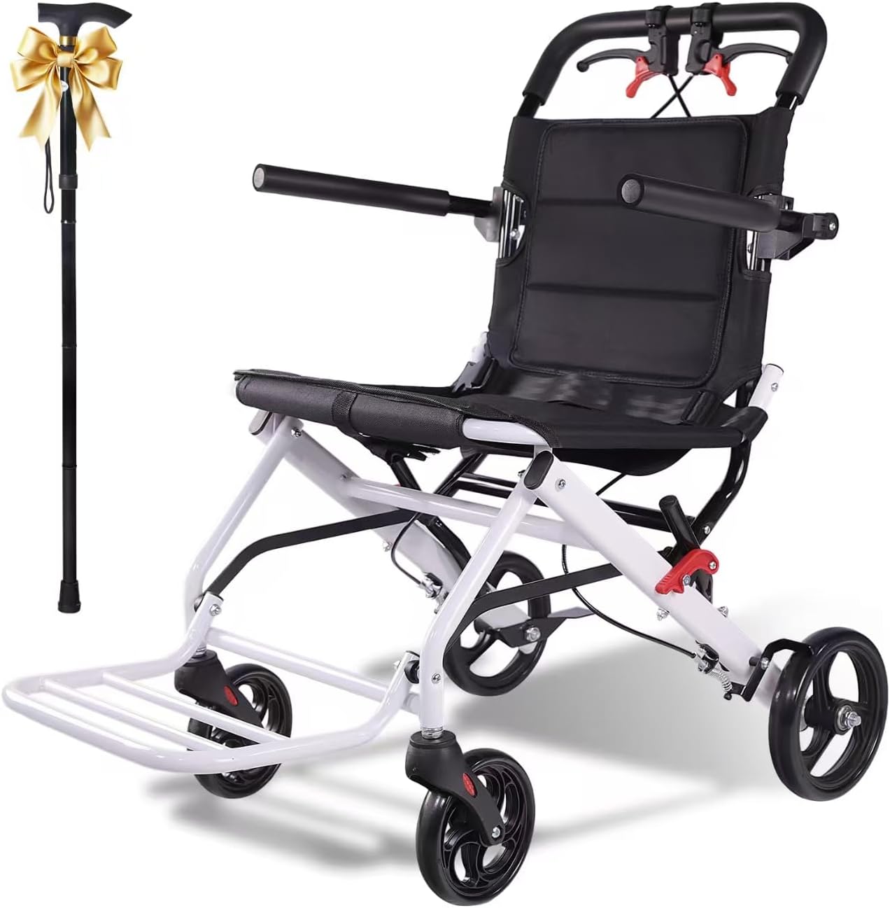 61I2TmzzFL._AC_SL1317_ Lightweight Transport Wheelchair for Adults & Seniors - Image 1