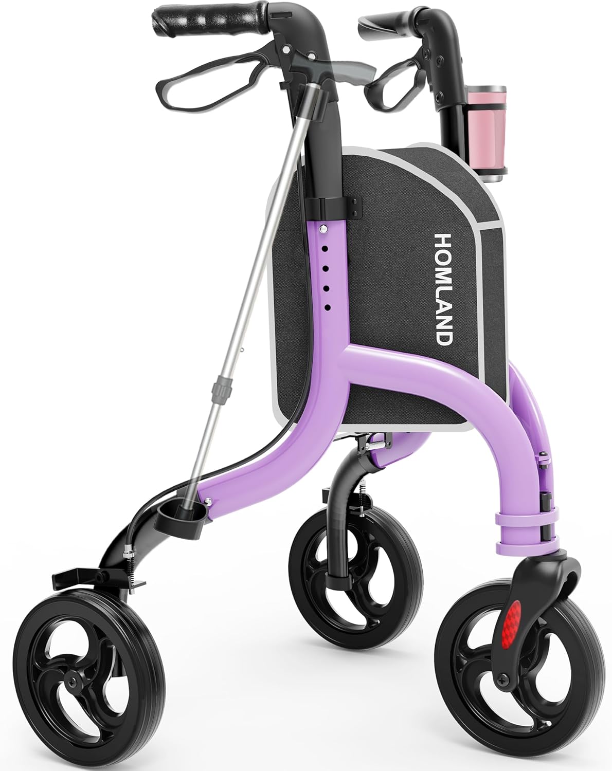 71HHaCQWgvL._AC_SL1500_ HOMLAND 3 Wheel Walkers for Seniors - Image 1